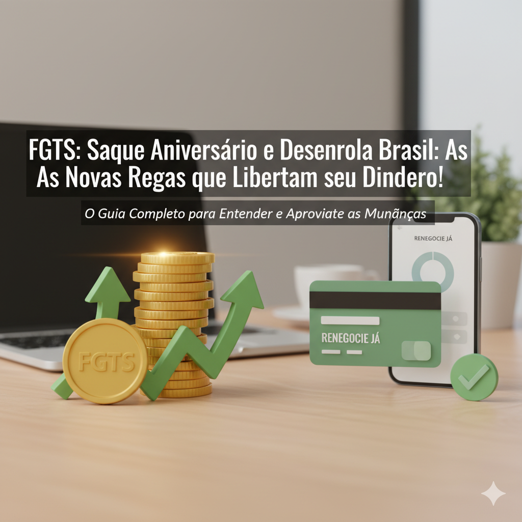 Novas Regras do FGTS: Fim da Trava do Saque-Aniversário e Desenrola
