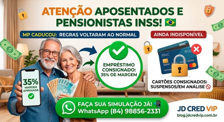 regras inss mudou a margem mp